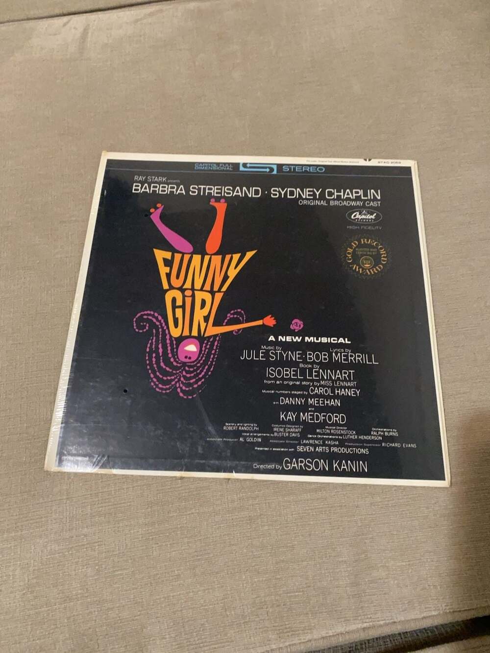 Barbara Streisand ORIGINAL SEAL Funny Girl Original Broadway Cast Vinyl LP Capit